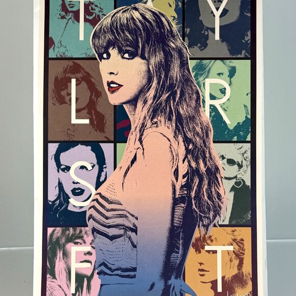 Taylor Swift The Eras Tour VIP 4-Print Set Pop Art Posters Complete w/Envelope - Picture 5 of 13
